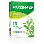 Максифлор, капсулы 13 млрд КОЕ/капс 10 шт БАД Пробиотические микроорганизмы с фруктоолигосахаридами