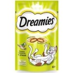 Корм для кошек, Dreamies (Дримес) 60 г Лакомые подушечки с уткой мягк. упак.