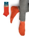 Носки мужские, Omsa (Омса) р. 39-41 (25-27) ECO Colors 402 Эко колорс укороченные Orange оранжевый