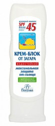 Крем-блок от загара, 100 мл водостойкий SPF 45 Формула 113