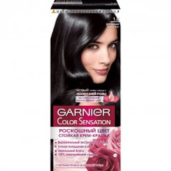 Краска для волос, Garnier (Гарньер) Колор Cенсейшн 1.0 драгоценный черный агат