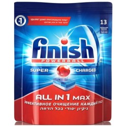 Средство для посудомоечных машин, Finish (Финиш) 13 шт Олл ин уан макс