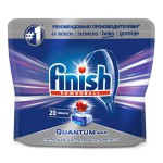 Средство для посудомоечных машин, Finish (Финиш) 20 шт Квантум Макс моющее в таблетках