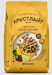 Готовый завтрак, Хрустлайт 150 г шоколадно-банановый с белком и клетчаткой без сахара
