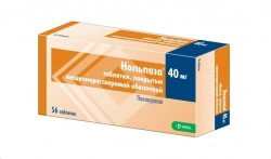 Нольпаза, таблетки покрытые кишечнорастворимой оболочкой 40 мг 56 шт