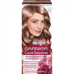 Краска для волос, Garnier (Гарньер) Колор Cенсейшн 7.12 жемчужно-пепельный блонд