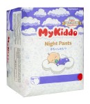 Подгузники-трусики детские, MyKiddo (Майкиддо) 6-10 кг р.М 19 шт найт пэнтс ночные