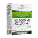 Мирролла D3 2000ME+ K2 100 мкг, таблетки 60 шт