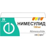 Нимесулид, табл. 100 мг №20