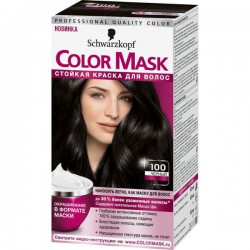 Краска для волос, Color Mask (Колор Маск) 150 мл 100 черный