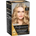 Краска для волос, L'Oreal (Лореаль) 174 мл Преферанс 8.3 Канны золотой светло-русый